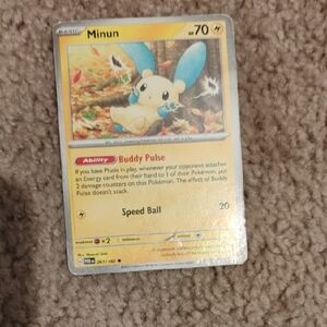 Minun Pokémon Trading Card